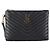 Saint Laurent Clutch piccola trapuntata Nero