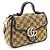 Gucci Borsa Tote Mini Marmont in tela con manico e tracolla Giallo - vista 2