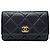 Chanel WOC Season in agnello con finitura satinata nero oro