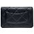 Chanel WOC Season in agnello con finitura satinata nero oro - vista 10