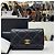 Chanel WOC Season in agnello con finitura satinata nero oro - vista 3