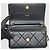 Chanel WOC Season in agnello con finitura satinata nero oro - vista 7