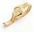 Rolex Datejust Goldene Damenuhr mit Originaldiamanten - Ansicht 14