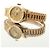 Rolex Datejust Goldene Damenuhr mit Originaldiamanten - Ansicht 21