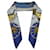 Hermès Sciarpa in seta blu primavera  - vista 5