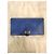 Hermès Cartera larga Bearn Blue Stamp) Estado Azul - vista 6