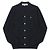 Comme Des Garcons Cardigan PLAY con Patch Cuore Rosso di Lana da Uomo Nero