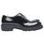 Prada Scarpe con lacci in pelle spazzolata opaca Nero