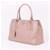 Prada Borsa a Spalla Saffiano Beige Chiaro Medium Marrone - vista 4