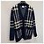 Burberry Cardigan oversize in lana e cashmere a quadri Multicolore - vista 3