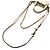 Louis Vuitton Empreinte Onthego East West Bianco - vista 5