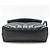 Saint Laurent Borsa a tracolla Loulou Toy in pelle nera con monogramma argento Nero - vista 5