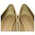 Tory Burch Chaussures plates en cuir verni marron et or  - vue 4