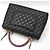 Chanel Borsa a tracolla Coco Handle Large in lucertola nera Black Caviar Nero - vista 4