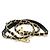 Chanel Borsa a tracolla Coco Handle Large in lucertola nera Black Caviar Nero - vista 9