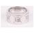 Gucci GG Pattern Ghost Ring Size Silver Silvery  - view 4
