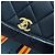Chanel Bolso Season con asa superior y cadena negro con herrajes dorados - vista 11