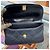 Chanel Bolso Season con asa superior y cadena negro con herrajes dorados - vista 12