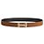 Hermès Buckle Reversible Leather Strap Black - view 5
