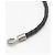 Dior Black Silver CD Icon Braided Leather Double Strap Bracelet - view 9