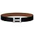 Hermès Constanse Belt Buckle Gold Reversible Leather Strap Brown - view 4