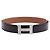 Hermès Constanse Belt Buckle Gold Reversible Leather Strap Brown - view 6