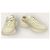 Gucci Lyton Sneaker aus Leder mit Lemon Lettering Logo Weiß - Ansicht 3