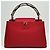 Louis Vuitton Borsa Capucines MM Rossa Rosso - vista 3