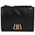 Balenciaga Portafoglio BB Monako nero con finiture dorate