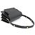 Marni Borsa a tracolla Trunk Medium in Saffiano nero con finiture dorate - vista 4