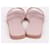 Hermès Oran Damen Hausschuhe Hellrosa Pink - Ansicht 6
