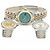 Rolex Reloj Datejust para mujer en combinación con esfera Tiffany e índices romanos en oro Azul - vista 21