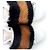 Louis Vuitton Sneakers basse Frontline in shearling e pelliccia di visone da donna Bianco Marrone - vista 10