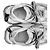 Balenciaga Sneaker One-Out in scamosciato da uomo Grigio chiaro Marrone - vista 13
