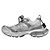 Balenciaga Sneaker One-Out in scamosciato da uomo Grigio chiaro Marrone - vista 4