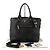 Prada Borsa Tote e Borsa a Spalla in Vitello Daino Nero