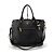 Prada Borsa Tote e Borsa a Spalla in Vitello Daino Nero - vista 2