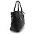 Prada Borsa Tote e Borsa a Spalla in Vitello Daino Nero - vista 4