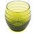 Hermès Green Fanfare Kristall Old Fashioned Glas-Set Grün - Ansicht 2