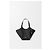 Loewe Borsa Hammock Flip in pelle di vitello classica Nero - vista 4