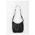 Loewe Borsa Hammock Flip in pelle di vitello classica Nero - vista 7