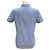 Chanel Camicia a maniche corte con due tasche e logo Stripe CC Blu - vista 3
