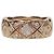 Chanel Coco Crush Ring Small gesteppt Diamant Beige Gold Braun