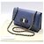 Salvatore Ferragamo Borsa a tracolla Blue Leather Gold Baragini Chain Crossbody Bag - vista 2