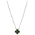 Van Cleef & Arpels Vintage Alhambra Malachite Yellow Gold Necklace Golden  - view 1
