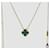 Van Cleef & Arpels Vintage Alhambra Malachite Yellow Gold Necklace Golden  - view 6