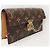 Louis Vuitton Monogramm Gürteltasche mit Goldkette Braun - Ansicht 4