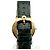 Omega De Ville Vintage Men's Gold Leather Watch Medium Solid Gold Date Original Green - view 10