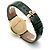 Omega De Ville Vintage Men's Gold Leather Watch Medium Solid Gold Date Original Green - view 18