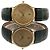 Omega De Ville Vintage Men's Gold Leather Watch Medium Solid Gold Date Original Green - view 19
